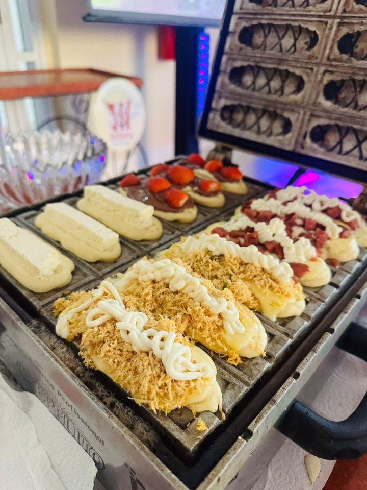 Crepes suíços na chapa